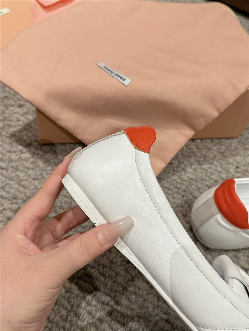 M1um1u flat bun shoes replica shoes