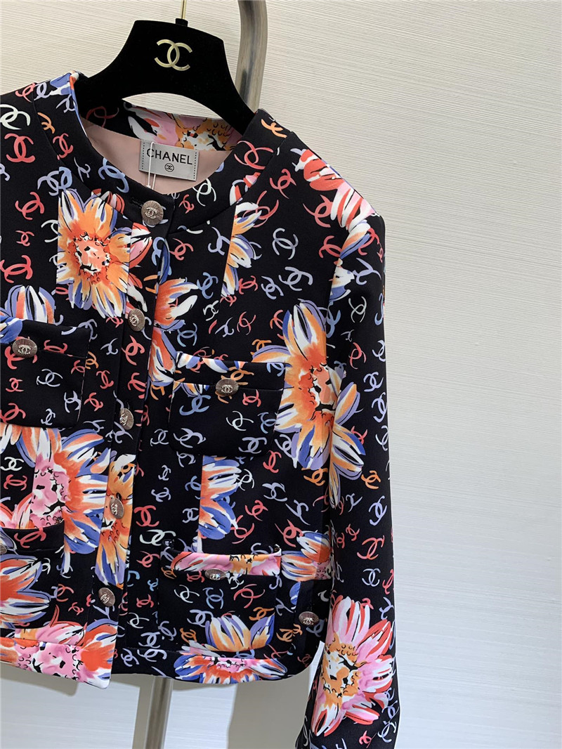 Ch**el new color   colorful coat replicas clothes