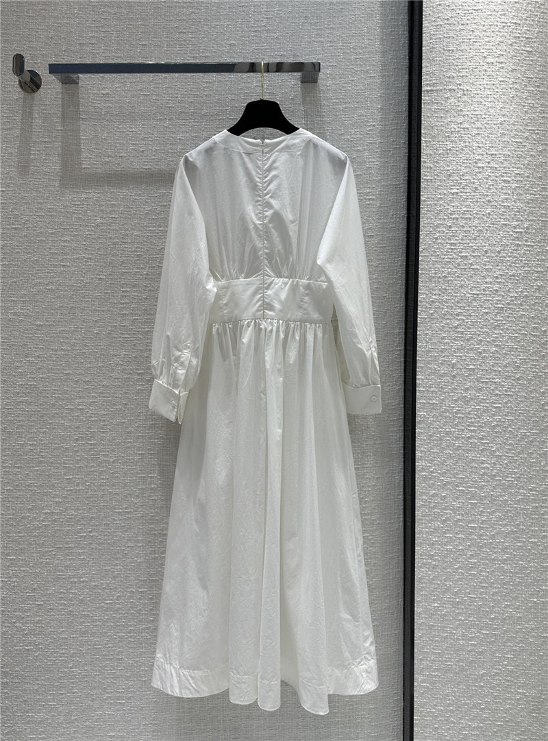 D10r maxi white dress replica designer clothes