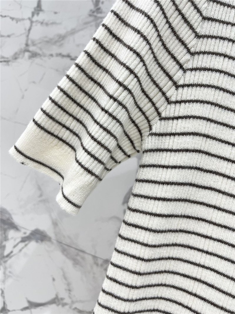 M1um1u knitted short-sleeved dress replica clothes