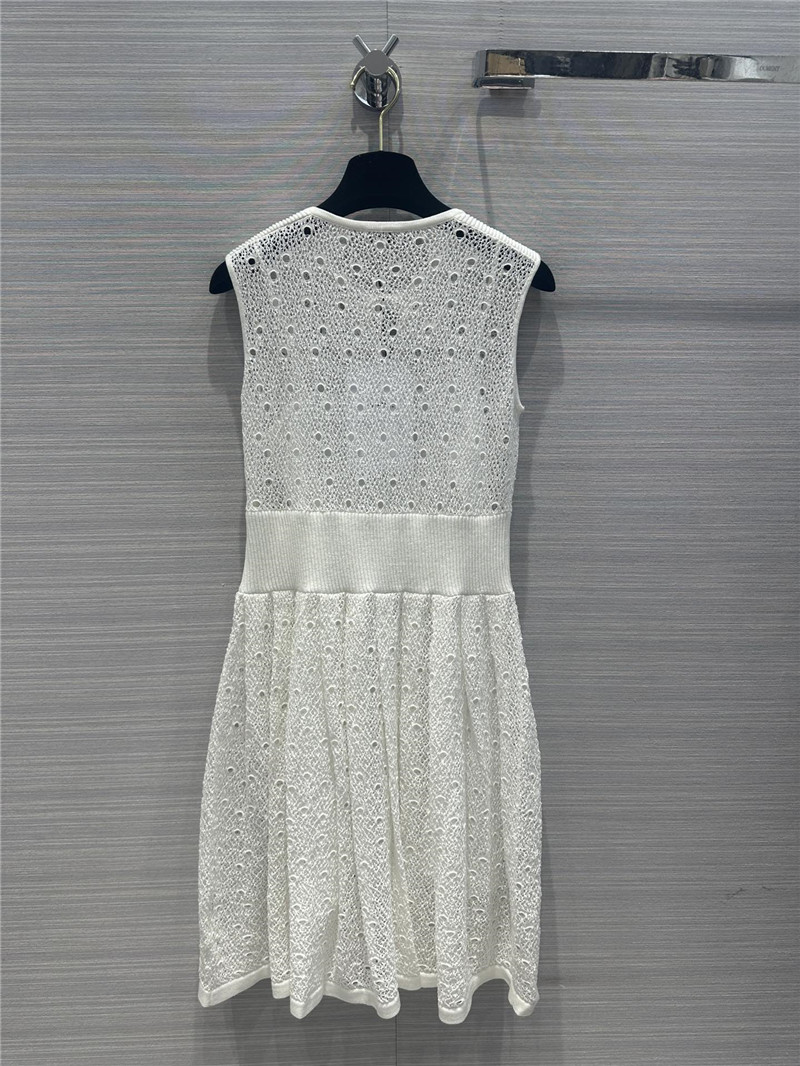 Ch**el hollow woven vest dress replica d&g clothing