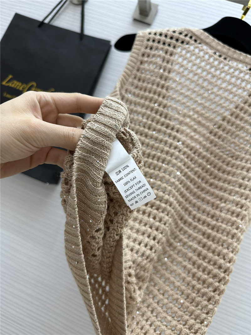 BC sleeveless knitted vest replica designer clothes