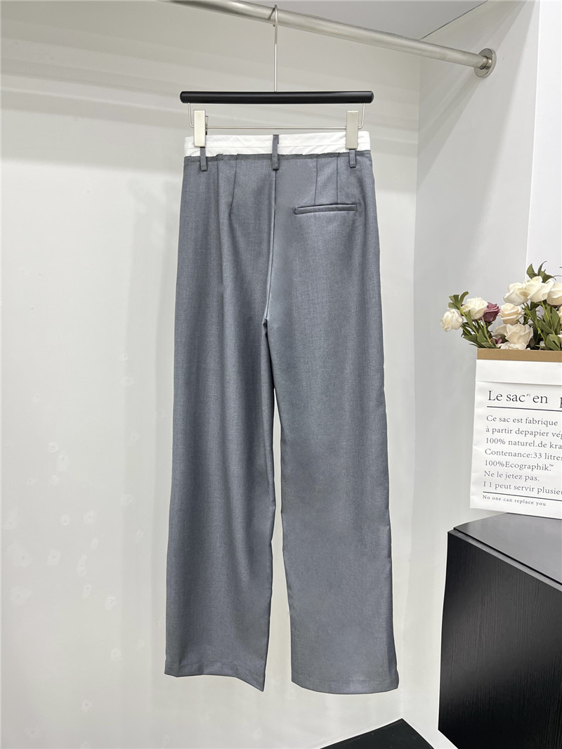 Ce1i*e contrast waistline casual pants replica clothing sites