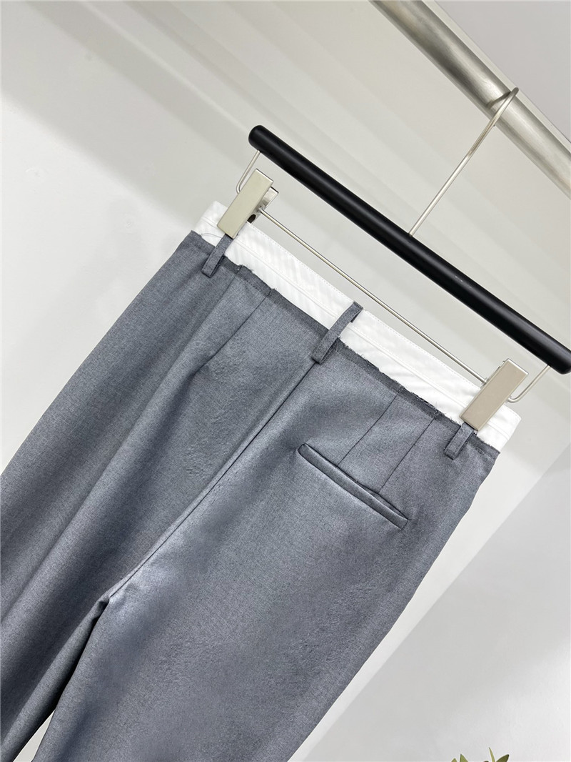 Ce1i*e contrast waistline casual pants replica clothing sites