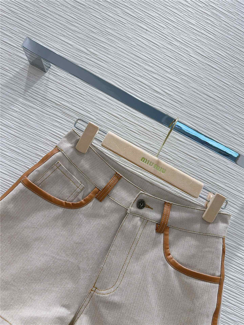 M1um1u mid-century nostalgic style shorts replica clothing