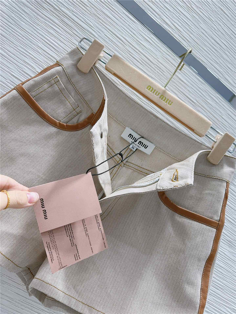 M1um1u mid-century nostalgic style shorts replica clothing