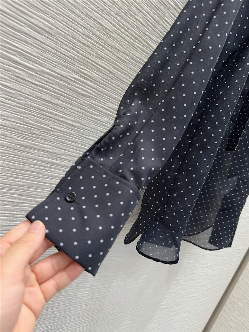 D10r polka dot ribbon shirt cheap replica designer clothes