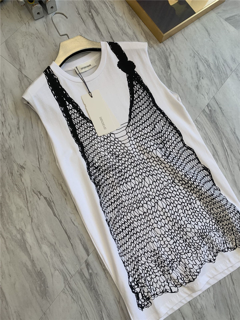 Vanitoo round neck sleeveless T-shirt replica clothing