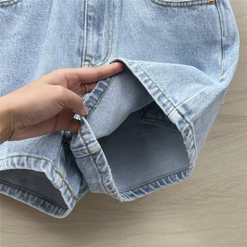 A1exa*der wang hollow embroidered denim shorts replica clothes