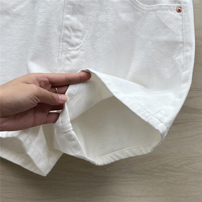 A1exa*der wang hollow embroidered denim shorts replica clothes