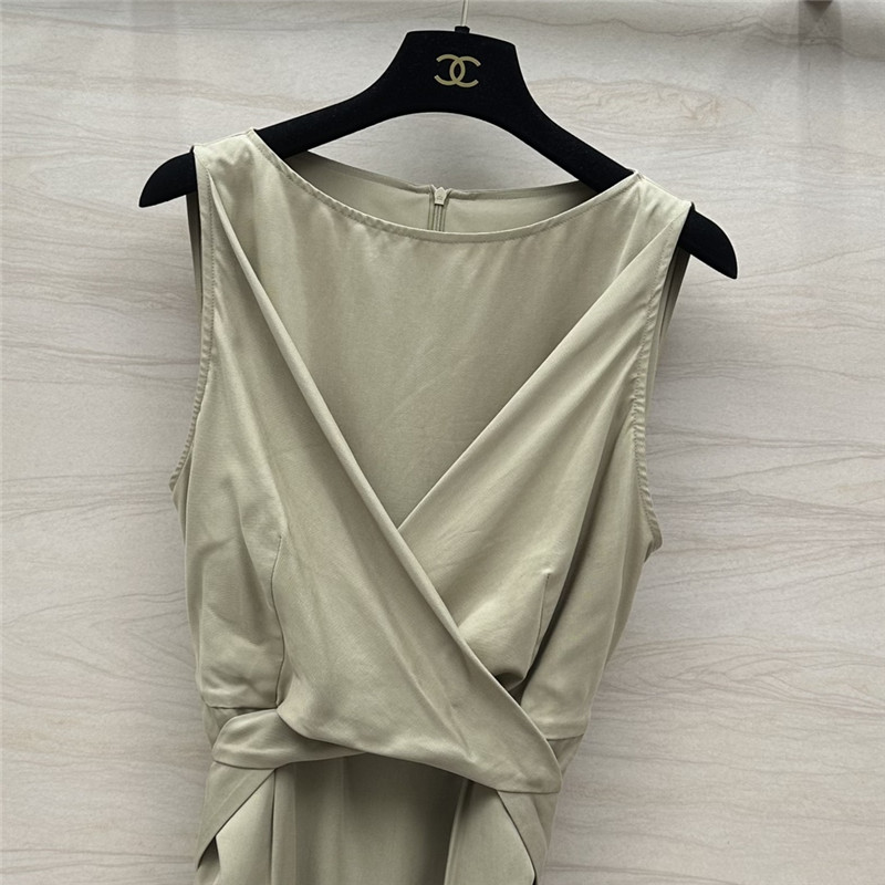 BC waistcoat strap slit dress replica d&g clothing