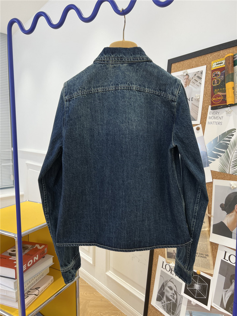 M1um1u denim shirt jacket replica d&g clothing