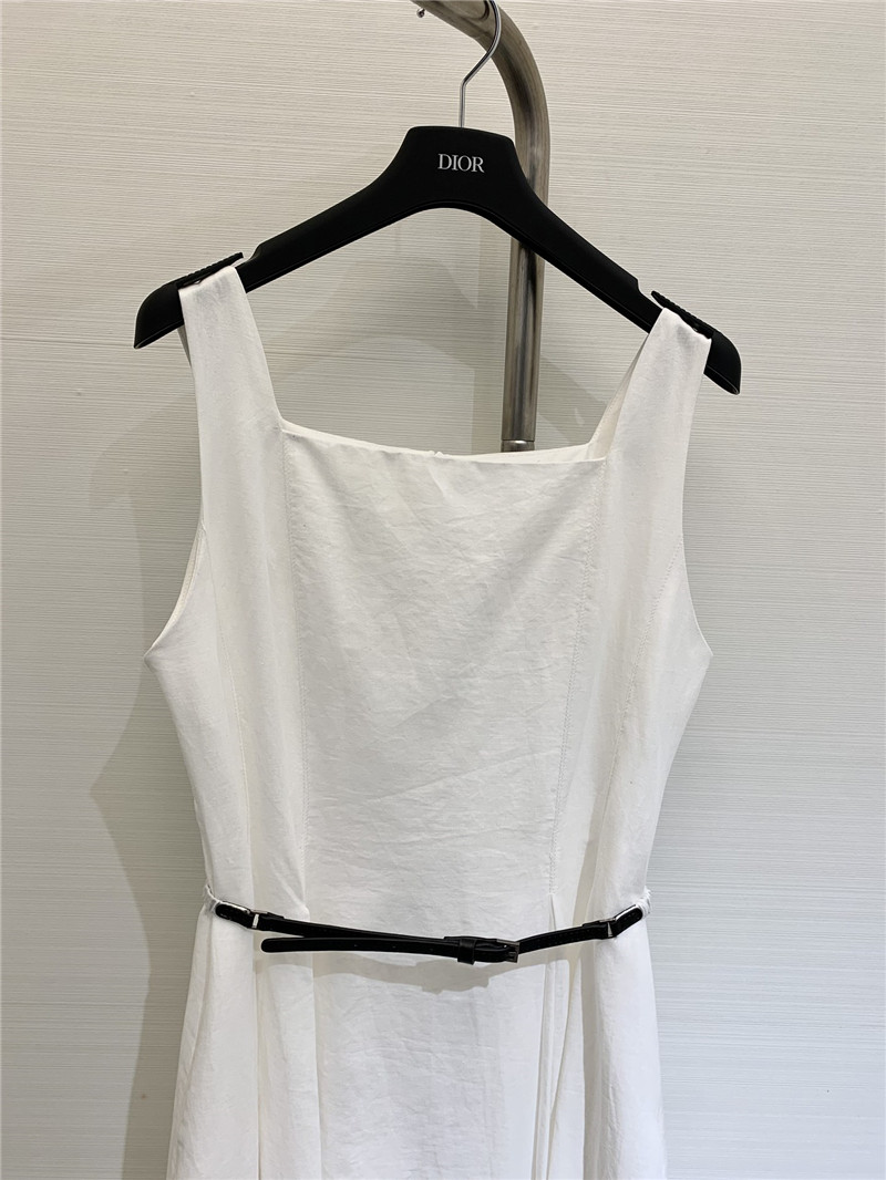 Vanitoo ivory strap dress replicas clothes