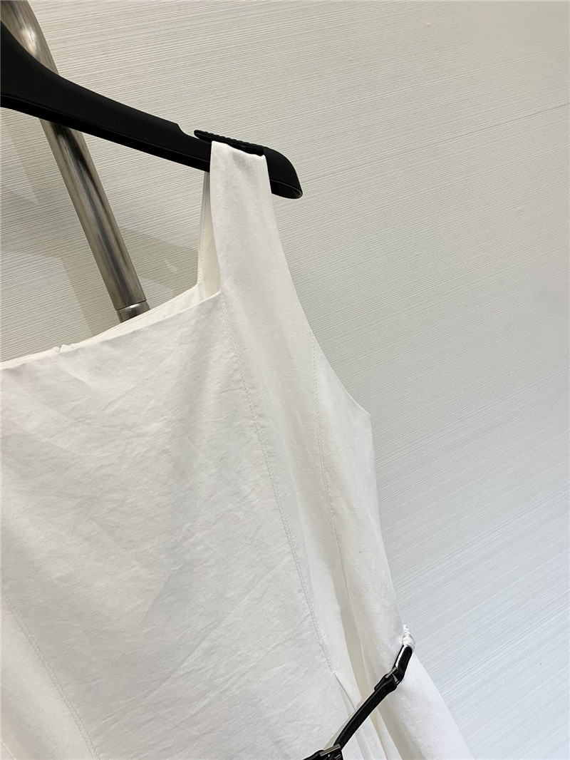 Vanitoo ivory strap dress replicas clothes