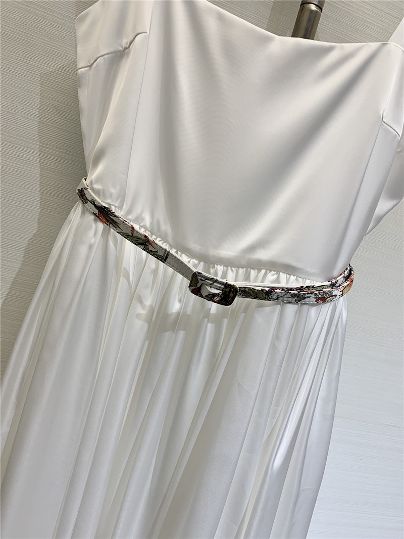 Vanitoo ivory strap dress replicas clothes