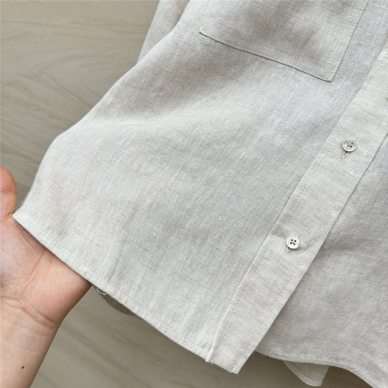 BC rope sequin collar linen shirt replica d&g clothing