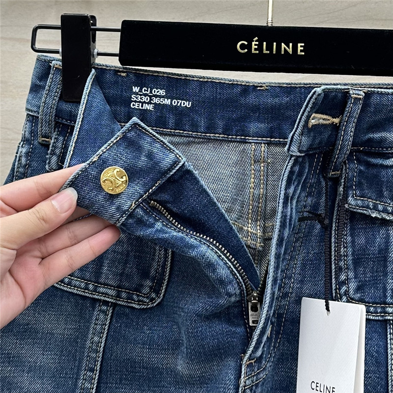 Ce1i*e washed denim skirt replicas clothes