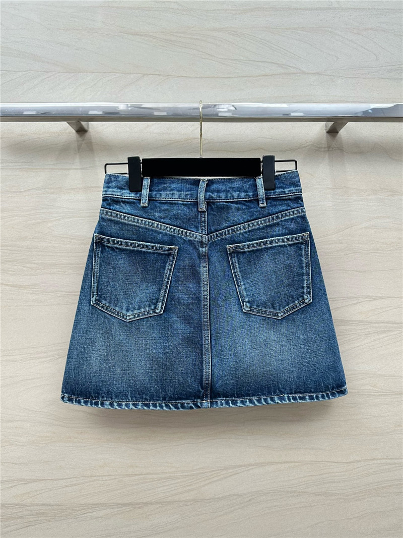Ce1i*e washed denim skirt replicas clothes