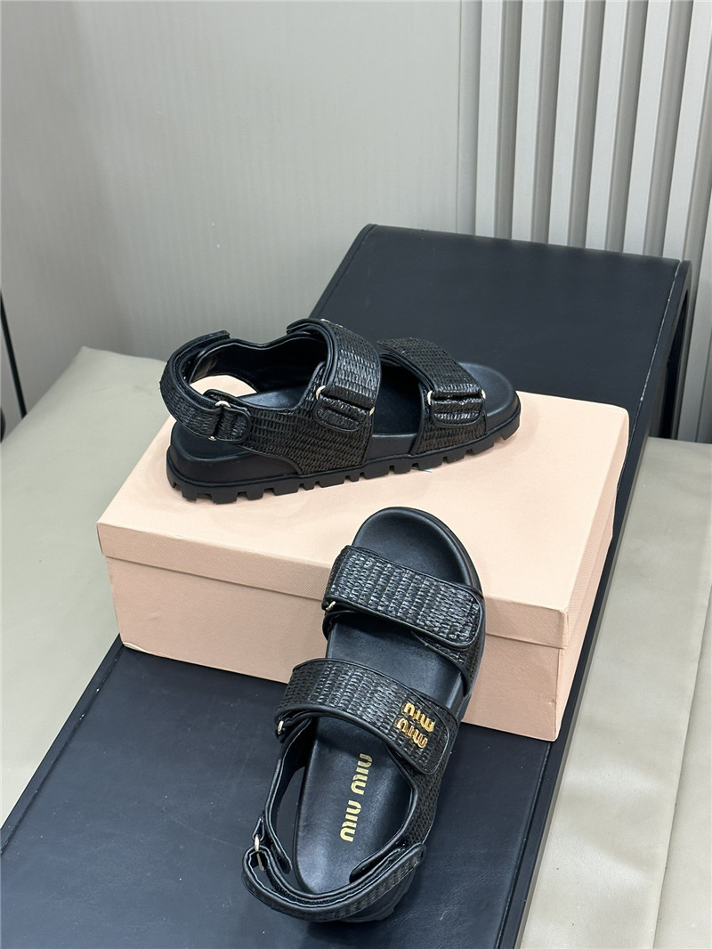M1um1u woven sandals best replica shoes website