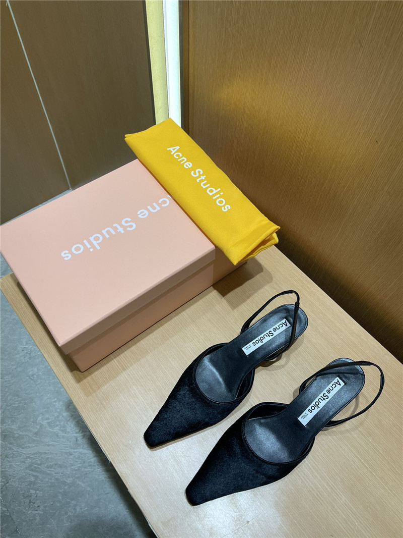 acne studios kitten heels replica designer shoes