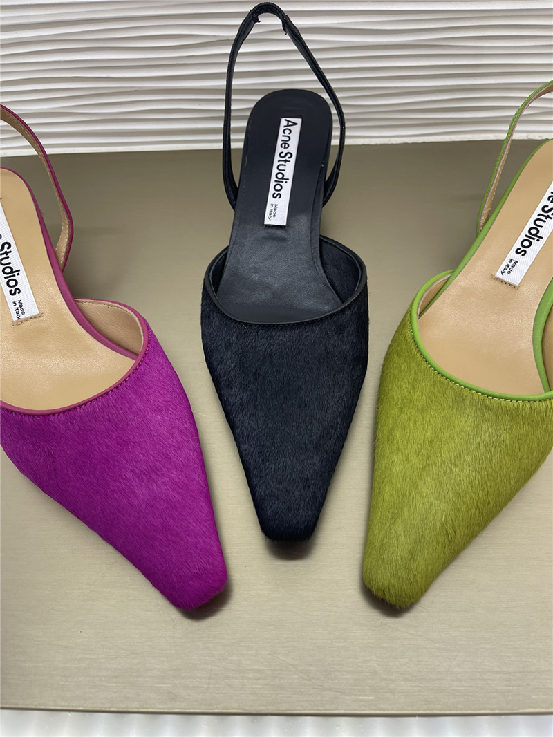 acne studios kitten heels replica designer shoes