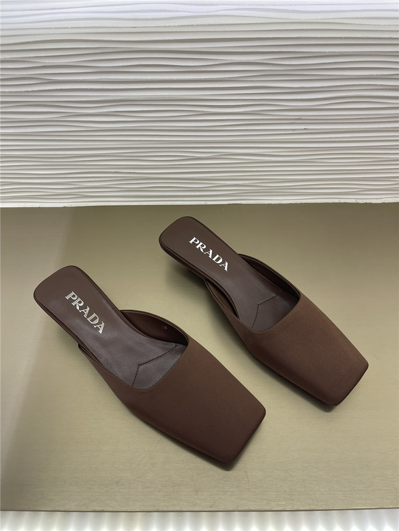 prada genuine leather injection logo and semi-trail replica shoes