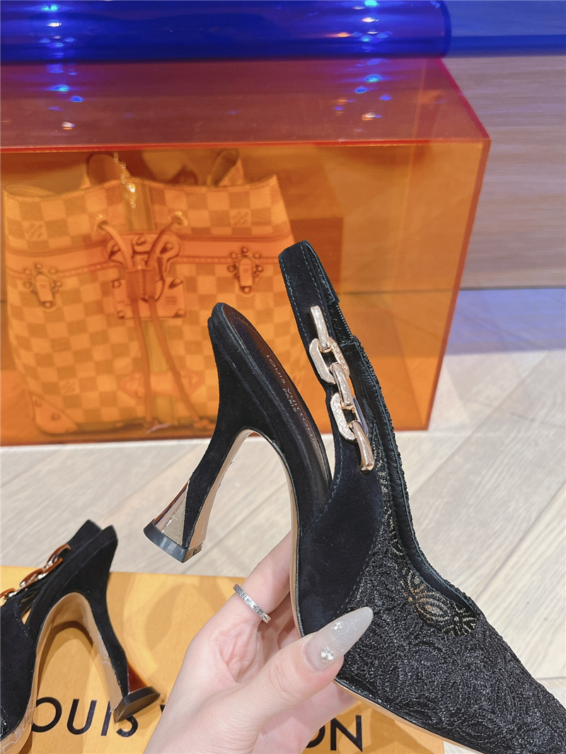 l0vis Vvtt0n lv leaky high heel sandals replica designer shoes
