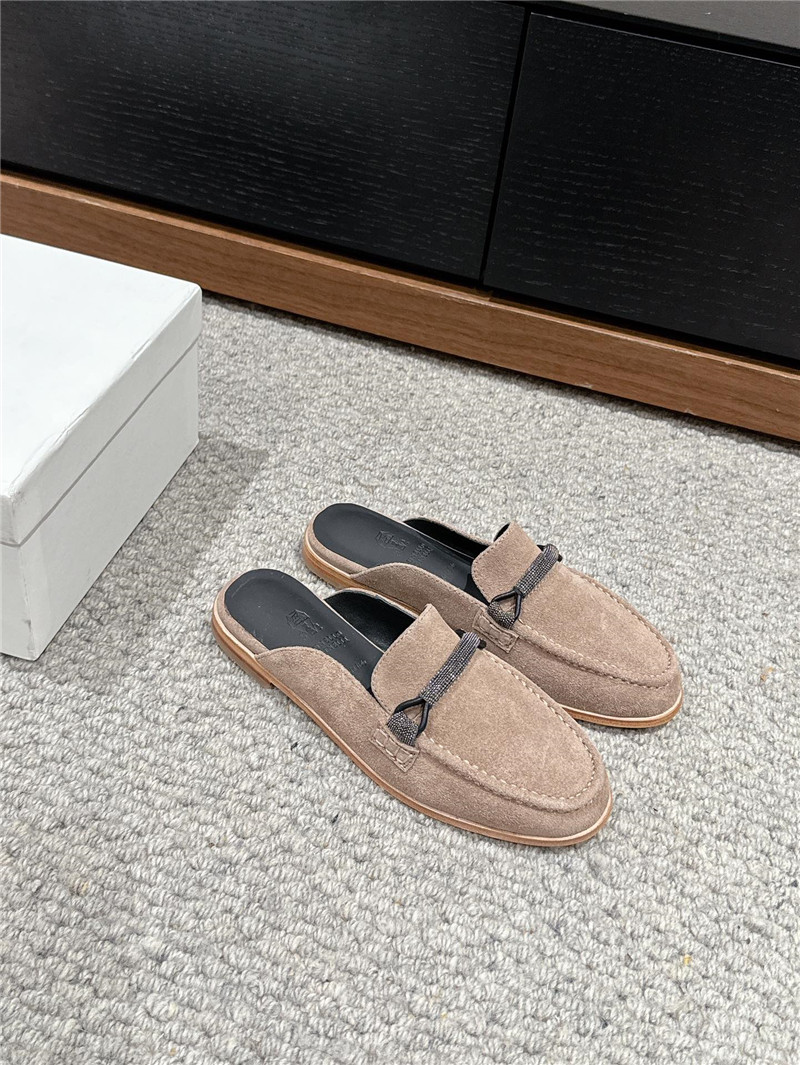 BC Flat Slippers for Women in Brown