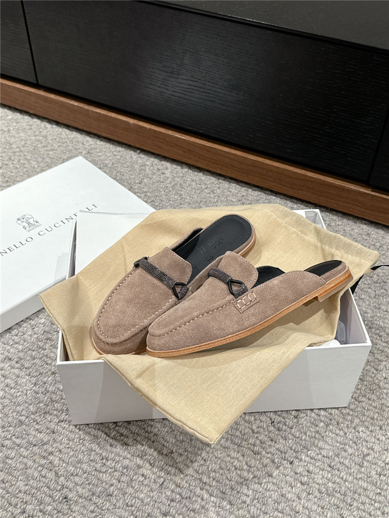 BC Flat Slippers for Women in Brown