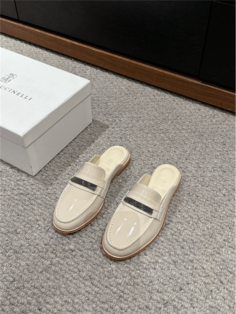 BC Patent Leather Flat Slides
