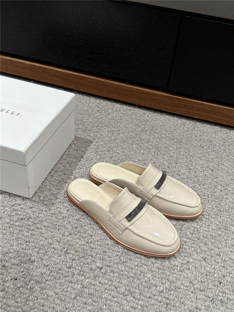 BC Patent Leather Flat Slides