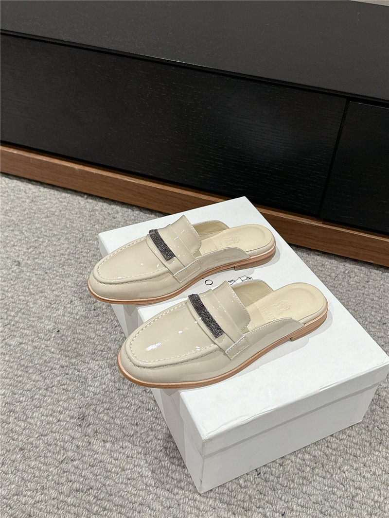 BC Patent Leather Flat Slides