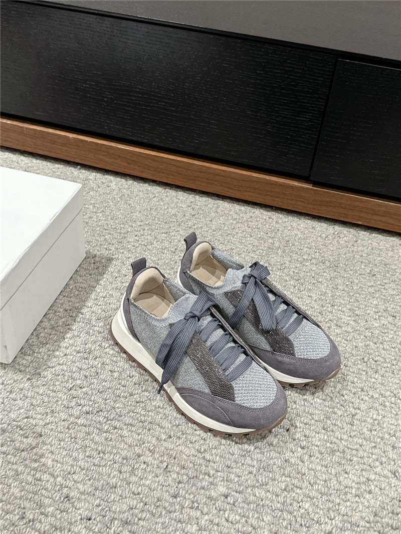 BC Gray Platform Sneakers for Women