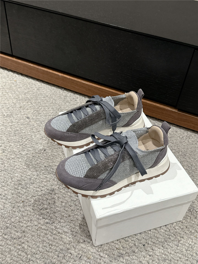 BC Gray Platform Sneakers for Women