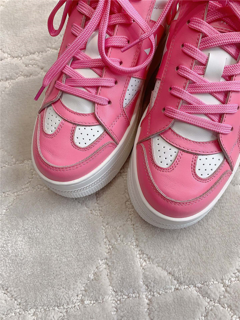 D10r platform green sneakers pink