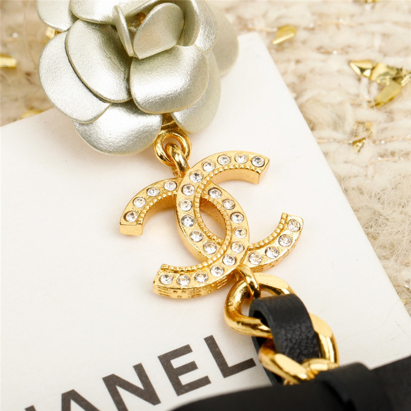 Ch**el camellia series earrings