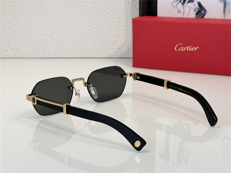 C a r t i e r new frameless wooden leg sunglasses