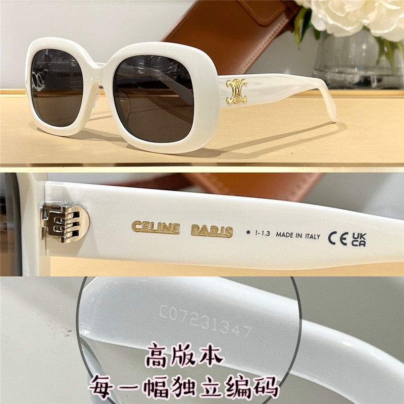 Ce1i*e triomphe square acetate sunglasses
