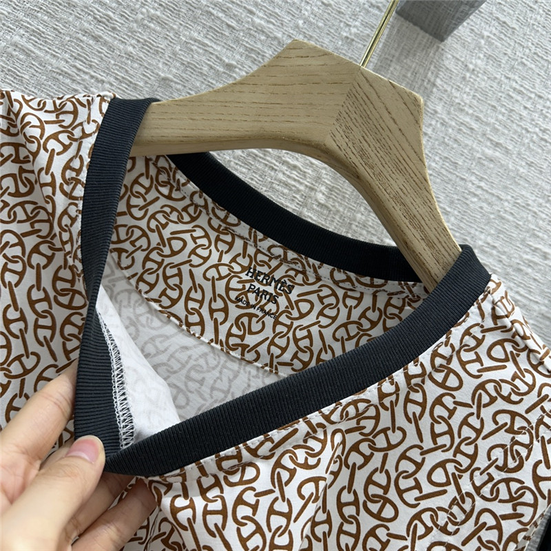 H**me5 round neck printed vest t-shirt replica d&g clothing