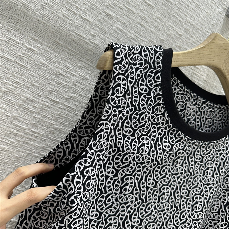 H**me5 round neck printed vest t-shirt replica d&g clothing