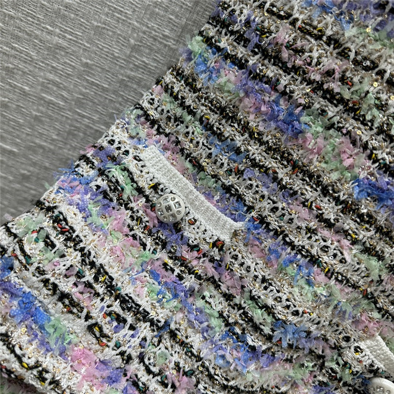 Ch**el colorful striped knitted sundress replica designer clothes