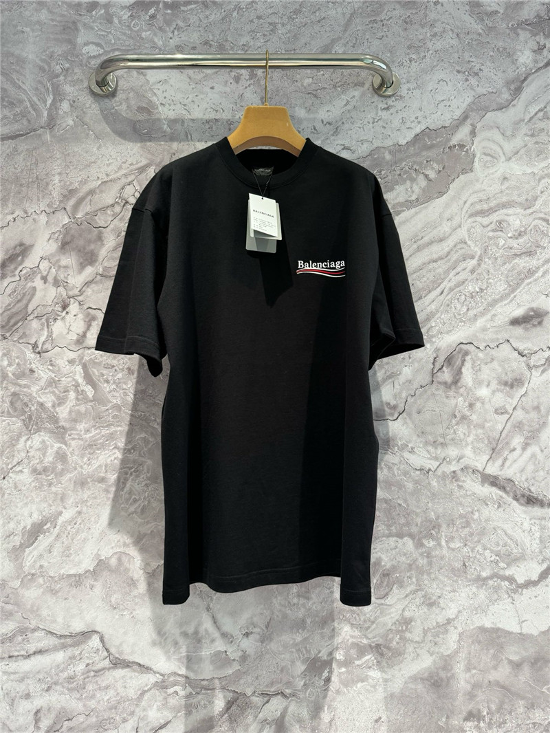 Ba1en*iaga classic cola embroidered t-shirt replica clothing