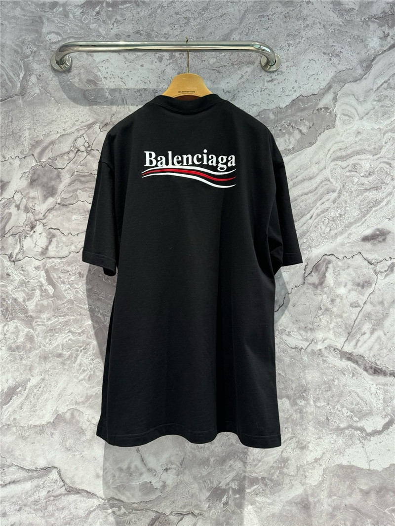 Ba1en*iaga classic cola embroidered t-shirt replica clothing