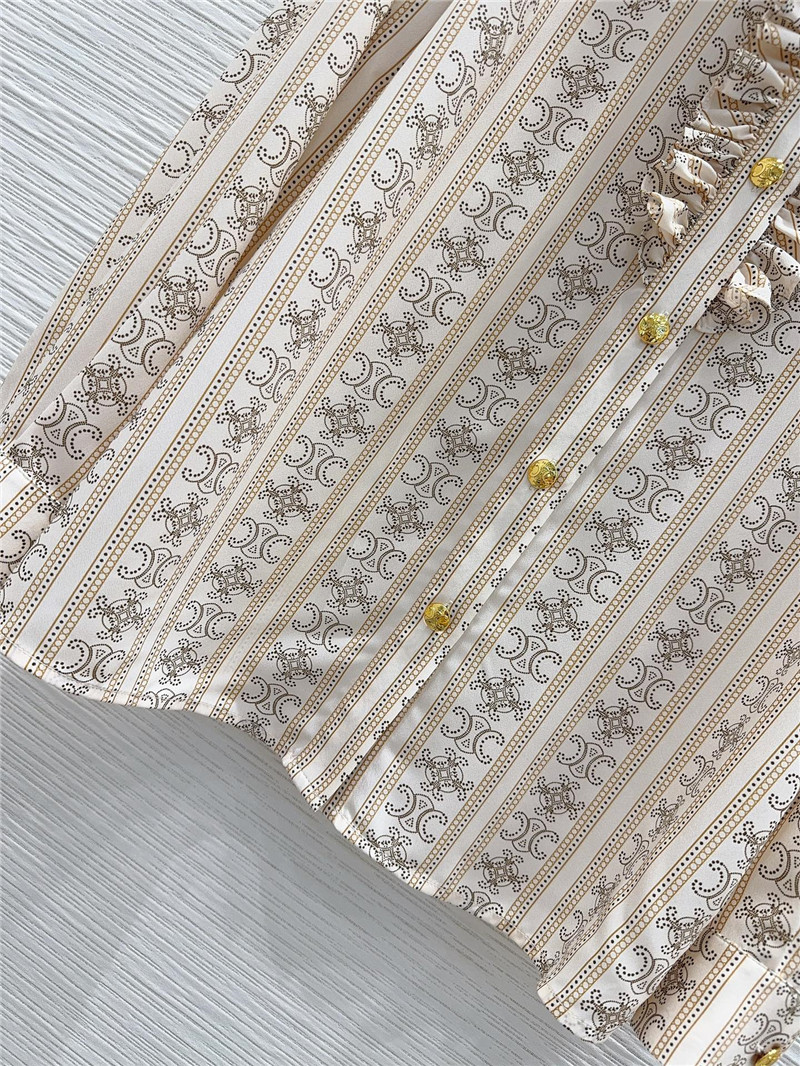 Ce1i*e ruffled shirt replica d&g clothing