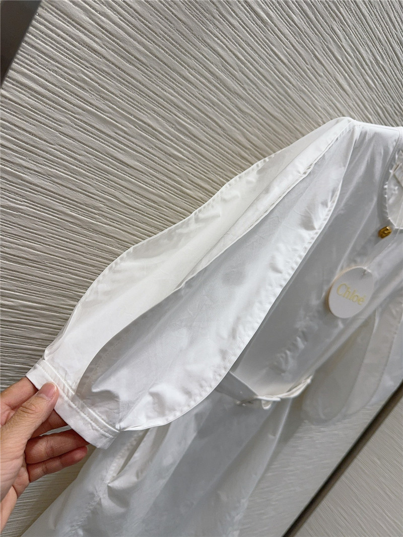 Chloé crew neck dress cheap designer replica clothes