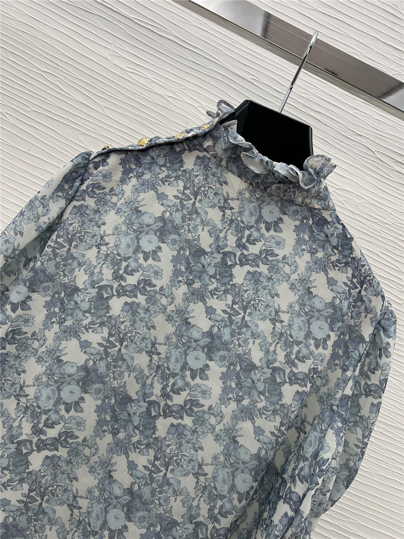 Ce1i*e new silk floral shirt replica d&g clothing