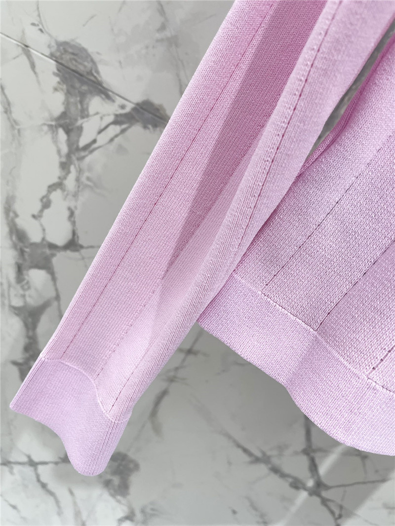 Balmain metal buckle V-neck long-sleeved replicas clothes