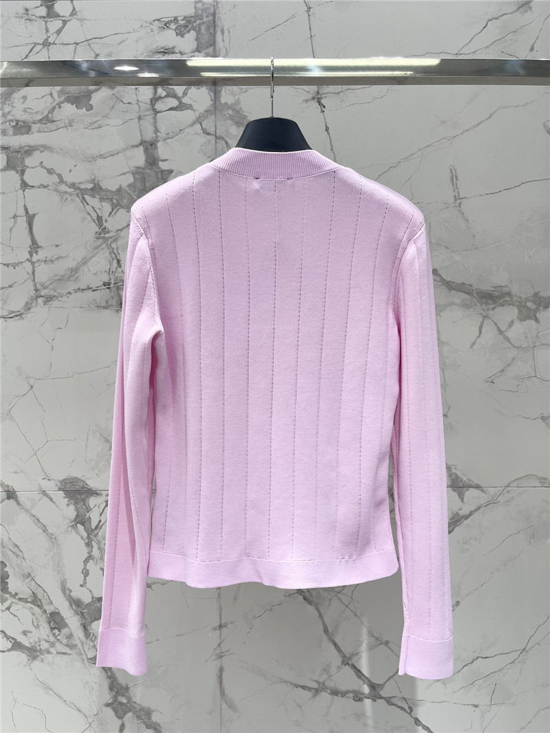 Balmain metal buckle V-neck long-sleeved replicas clothes