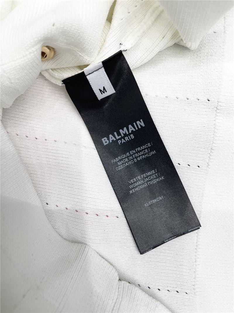 Balmain metal buckle V-neck long-sleeved replicas clothes