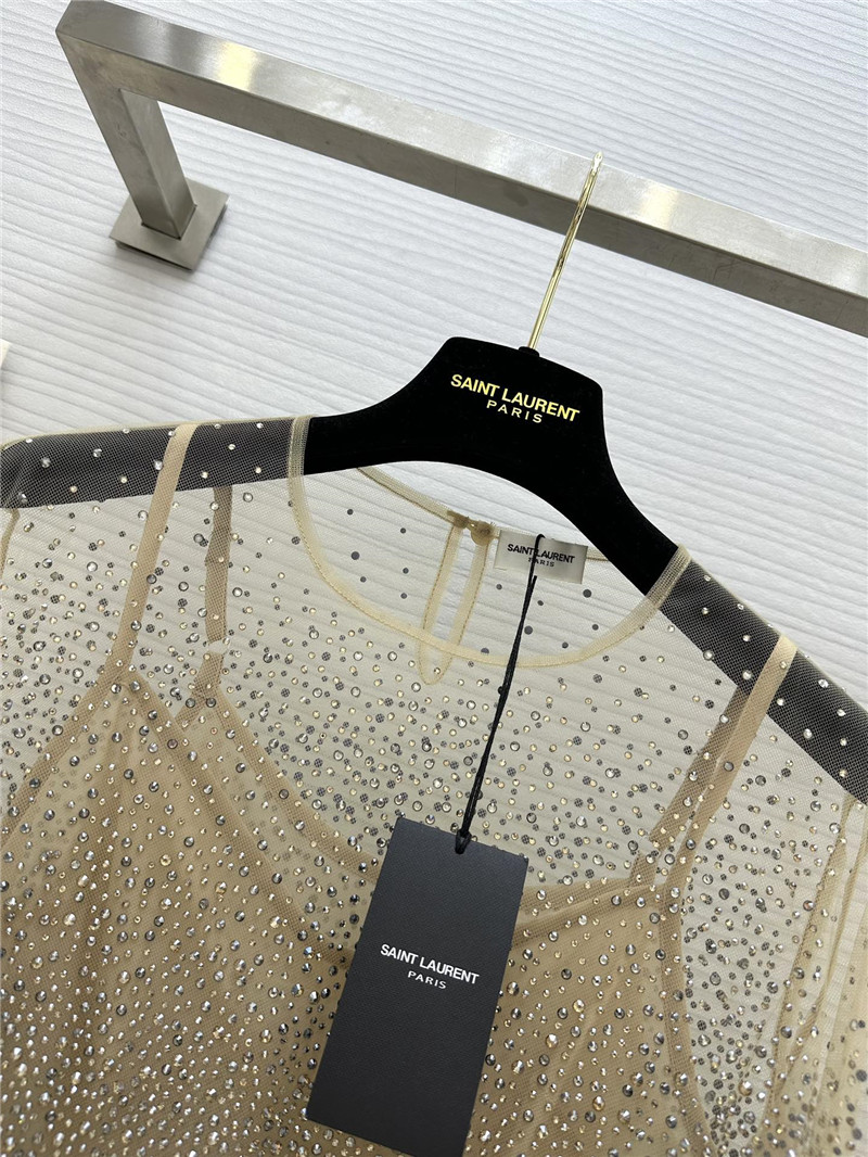 y51 full D1am0nd fried mesh top replica d&g clothing